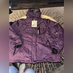 GEMYSE Women's Mountain Waterproof Ski Jacket Winter Windproof 100% Polyester